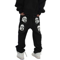 Pantalons noirs de qualité en gros pour hommes, jeans, pantalon, mode streetwear, denim pour homme, 2022