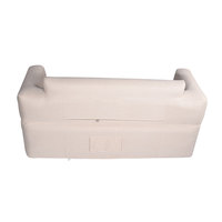 Fauteuil gonflable moderne blanc personnalisé à deux places, canapé-lit pliable en tissu pour salon ou usage extérieur, paresseux