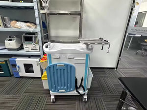 Mobilier d'hôpital médical Premium ABS d'urgence chariot de médecine d'hôpital chariot d'anesthésie de collision jouet chariot de médicament - Product Image 6