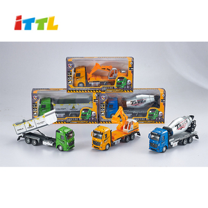 ITTL mayorista 1:38 Die Cast Metal hormigonera camión tirar hacia atrás coche <span class=keywords><strong>de</strong></span> juguete - Product Image 3