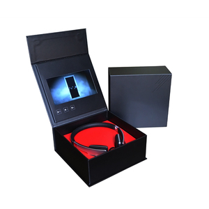 Trình bày quảng cáo kỹ thuật số lời chào <span class=keywords><strong>LCD</strong></span> hiển thị Hộp Quà Tặng IPS 7 inch <span class=keywords><strong>10.1</strong></span> inch Video Card Hộp màn hình video sang trọng hộp - Product Image 2