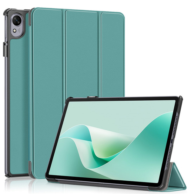 Business Shockproof PU Leather Tri-fold Flip Stand Hard PC Blue Cover Tablet Protective Case for Huawei Matepad 11.5S