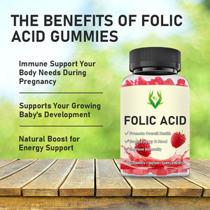 ODM OEM Folic Acid Gummies Immune Support <b>Your</b> Body Needs During Pregnancy and Supports <b>Your</b> Growing Baby's Development - Product Image 2