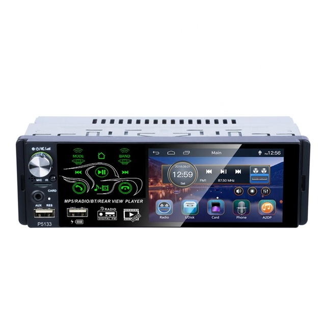 1Din 4.1 Inch Car Radio MP5 Media Player Car Universal Video With HD LCD-TFT Touch Screen AM/FM/RDS Car Radio