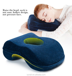 Carbón de bambú de espuma de memoria cojín de rebote lento siesta dormir estómago cama almohada hueco - Product Image 1
