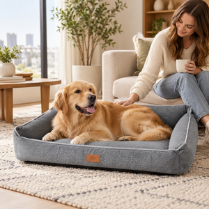 Cama de Lujo para Mascotas de Lona, Grande, Resistente a Mordidas, Impermeable, Personalizable al por Mayor - Product Image 2