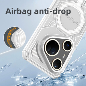 Ốp lưng điện thoại Huawei P80 Pro Ultra trong suốt, chống sốc, thời trang, hỗ trợ sạc không dây từ tính - Product Image 3