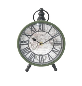 Battery Operated Hot Vintage Retro Old Fashioned Silenzioso Quarzo Analogico Desk Table Alarm Clock <span class=keywords><strong>orologio</strong></span> da tavolo in <span class=keywords><strong>oro</strong></span> - Product Image 4