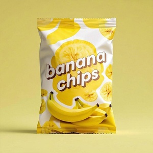 Custom Printed Snack <b>Packaging</b> Pillow Pouches Empty Plastic Aluminum Foil Mylar Chip Food Potato Banana Chips <b>Packaging</b> <b>Bags</b> - Product Image 1