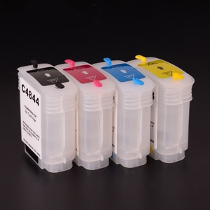 ตลับหมึกเติมได้แบบเปล่า 69 มล./ชิ้น) Supercolor 4 สี 82 สีดำ พร้อมชิปสำหรับเครื่องพิมพ์ HP Designjet 510 - Product Image 1
