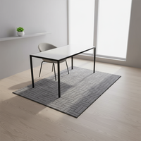 Tapis moderne en cachemire tufté jacquard à poils ras, antidérapant, couleur personnalisable, épaisseur 5 mm, lavable en machine pour salon et chambre à coucher