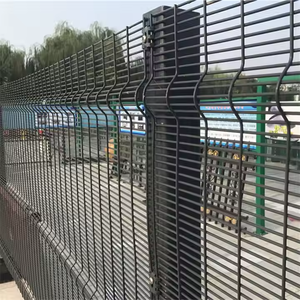 Yüksek güvenlik anti-tırmanma 358 tel örgü Clearview Metal çelik açık çit panelleri temizle Vu galvanizli net görünüm kafes ve kapılar - Product Image 2