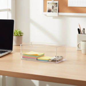 High Quality Clear <b>Storage</b> Boxes 16.4*8.2*6.2cm Low-Priced Paper & Media Organizer - Product Image 3