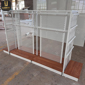 Boutique de bijoux moderne Bijouterie Design d'intérieur Présentoir à bijoux en bois avec crochets pour collier Bague Porte-outils Présentoir Ensemble - Product Image 6