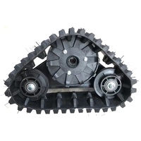 Système de chenilles en caoutchouc pour UTV, buggy, quad, neige, sable, roue arrière, motoneige, assemblage de chenilles en caoutchouc pour VTT