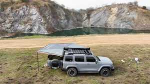 Chine Usine <span class=keywords><strong>Pas</strong></span> <span class=keywords><strong>Cher</strong></span> Prix <span class=keywords><strong>4x4</strong></span> 4wd Offroad Camping Aluminium Heavy Duty Hard Shell 270 Degrés Auvent <span class=keywords><strong>Tente</strong></span> - Product Image 5