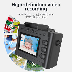 Caméscope numérique rétro <span class=keywords><strong>vintage</strong></span> petit format rose blanc bleu noir 1080P avec carte MicroSD, caméra porte-clés pour cadeau d'anniversaire - Product Image 5
