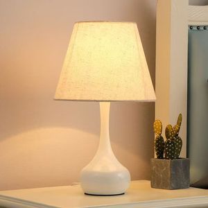 <span class=keywords><strong>Lampe</strong></span> de table en tissu minimaliste nordique moderne, taille moyenne, LED lumière du jour, protection des yeux, pour <span class=keywords><strong>salon</strong></span>, chambre à coucher, bureau de <span class=keywords><strong>lecture</strong></span> - Product Image 6