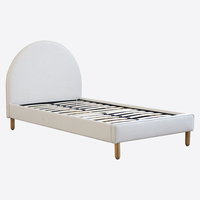 Lit rembourré minimaliste pour enfant - Design confortable et gain de place de haute qualité