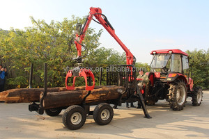 Transportador hidráulico de madera para tractor Forestier, remolque de troncos con pinza, componentes de núcleo de remolque de descarga hidráulica, engranaje de Motor - Product Image 5