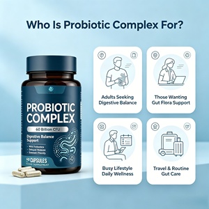 Cápsulas Probióticas Personalizadas al por Mayor OEM de 60 Mil Millones con Prebióticos para Adultos y Adolescentes, Suplemento para la Belleza, Digestión y Vitaminas - Product Image 4