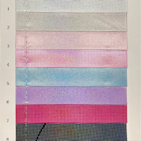 Cuir synthétique PVC imperméable et résistant à l'abrasion, motif pailleté imprimé spécial, 0,6-1,0 mm, pour trousses, sacs et cahiers