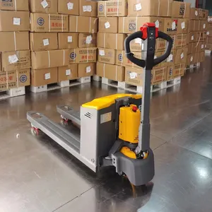 Factory supply walkie electric hydraulic pallet jack 1.5ton 2ton heavy weight electric pallet truck supplier transpaletas