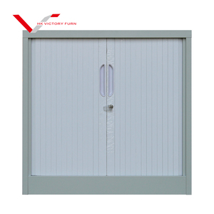 2 Rolling Tambour Door Cupboard Big Storage Space Steel Tambour <b>File</b> <b>Cabinet</b> Office <b>Cabinet</b> on <b>Sale</b> - Product Image 4