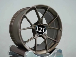 SYJX-004 1 pièce Jantes forgées 15-26 pouces Lèvre polie Chrome pour <span class=keywords><strong>Nissan</strong></span> <span class=keywords><strong>GT</strong></span>-<span class=keywords><strong>R</strong></span> BMW Série 3 Série 5 Bronze mat - Product Image 3