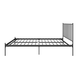 เตียงเหล็กสีดำแบบใหม่มาแรง ลดราคาพิเศษ ขนาดใหญ่ จุของได้เยอะ ราคาประหยัด สำหรับหอพัก (เตียงเดี่ยว/เตียงคู่/เตียงควีนไซส์) - Product Image 3