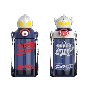 ขวดน้ำเด็กแบบหลอดดูดลายอุลตร้าแมน ป้องกันการตก กระตุ้นความสนใจด้วยการ์ตูน ความจุเยอะ เหมาะสำหรับเด็กผู้ชายวัยอนุบาล ใช้ได้ในช่วงฤดูร้อน พร้อมสายสะพาย - Product Image 5