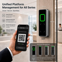 Sistema de Control de Acceso Biométrico OEM Thinmoo 2026, Resistente al Agua, con Sistema Operativo Linux, Lector de Códigos QR RJ45, Terminal de Entrada Remota con Aplicación, CE