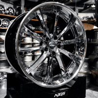 Jantes forgées NJQS Custom Chrome 2 pièces 5x114.3 20 22 24 pouces concaves Vishnu pour INFINITI Q50