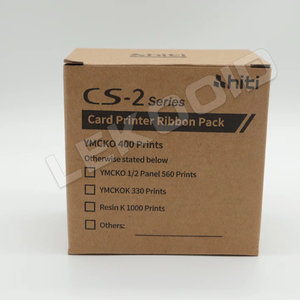 100% Original <span class=keywords><strong>Hiti</strong></span> <span class=keywords><strong>CS200e</strong></span> เครื่องพิมพ์บัตร PVC เต็มแผง YMCKO สีริบบิ้น - Product Image 4
