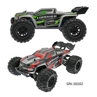 Coche de Juguete Todoterreno Eléctrico 4x4 a Escala 1/16, 38 km/h, para Escalar Rocas, 2.4 GHz, de Alta Velocidad, RC, para Derrapes, SuChiYu 16102