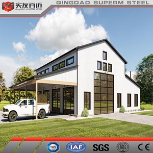 Conception libre de maison à ossature <span class=keywords><strong>métallique</strong></span> Fabrication de toit en acier Stockage d'atelier en métal Barndo House Poll Barn - Product Image 4