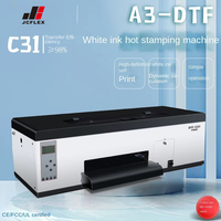 Mesin cetak Offset A3 baru kaus DTF C31 Printer ransel dengan Transfer termal peralatan cap panas tinta putih