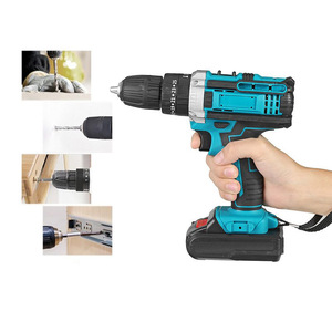 Perceuse-visseuse électrique sans fil rechargeable à deux vitesses avec contrôle de précision pour <span class=keywords><strong>atelier</strong></span> domestique et décoration intérieure - Product Image 2