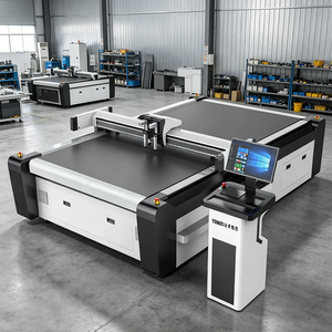 CNC Oszillierende Messerschneidemaschine mit CCD-Kamera Flachbett-Digitalplotter für Karton Werbung Aufkleber - Product Image 4
