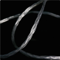 Câble d'écouteur HIFI de mise à niveau HIFI en argent pur monocristallin personnalisable White Fairy