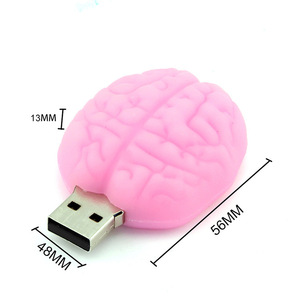Clé USB créative en silicone en forme de cerveau Beckon pour cadeaux d'écoles de médecine, articles promotionnels pour conférences de <span class=keywords><strong>neurologie</strong></span>, promotions scientifiques - Product Image 2