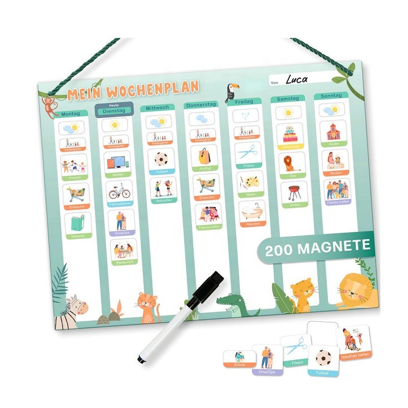 Children s Routine Planner for Morning