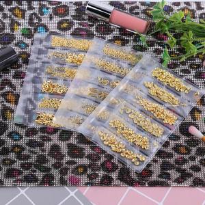 1 paquet Nail Art Strass Décor Mixte BRICOLAGE Cadre En Métal Décorations D'art De Clou Rivet Manucure Clou Clous - Product Image 3
