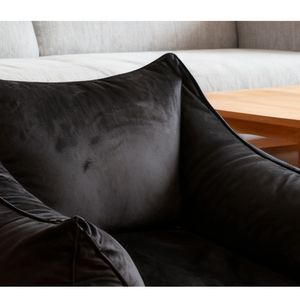 Fauteuil <span class=keywords><strong>de</strong></span> relaxation géant en velours à assise unique avec rembourrage pour chambre à coucher, ergonomique pour adultes - Product Image 5