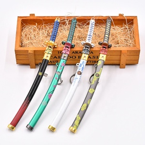 Jeu VALORANTS Mini <span class=keywords><strong>Katana</strong></span> Jouet Épée en Alliage de Zinc, Porte-clés Décorations Artisanales, 22cm - Product Image 6