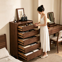 Meubles de salon modernes et luxueux, table en bois de noyer, commodes, organisateur, armoire de rangement, commodes en acier inoxydable