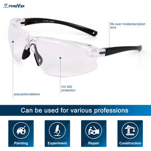 แว่นตานิรภัย CE & ANSI ป้องกันรอยขีดข่วนสำหรับเล่นกีฬาพร้อมแว่นตาวัดที่สามารถปรับได้แว่นตาทำงานอุตสาหกรรมแว่นตานิรภัย Z87 - Product Image 4
