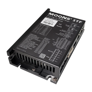 Controlador de Motor Paso a Paso de 2 Fases MOONS de Alto Rendimiento, 24-70VDC, 10A, con Protocolos Modbus RS-485, CANopen, EtherNet/IP y EtherCAT - Product Image 1