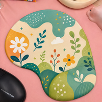 Tapis de souris ergonomique personnalisé avec repose-poignet pour ordinateur, impression par sublimation personnalisée, logo photo, base en caoutchouc