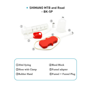 Kit de purga de freno hidráulico para MTB y sistema de freno de carretera Juego de embudo de freno de aceite mineral Kit de herramientas de reparación de bicicletas PARA <span class=keywords><strong>SHIMANO</strong></span> - Product Image 4